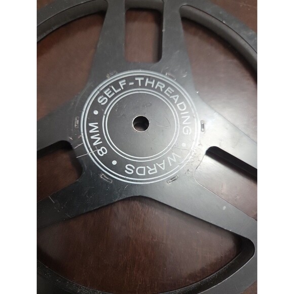 Vintage Wards Metal Film Reel 7" Diameter 8mm Super 8 Reel-to-Reel Film - Picture 3 of 4